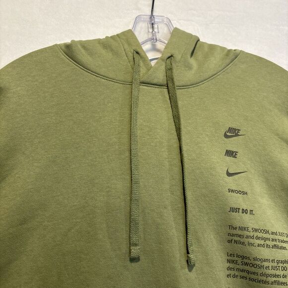 Nike Shoebox Pullover Hoodie Men's XXL Green Drawstring Lifestyle Fleece NWOT - Picture 2 of 15
